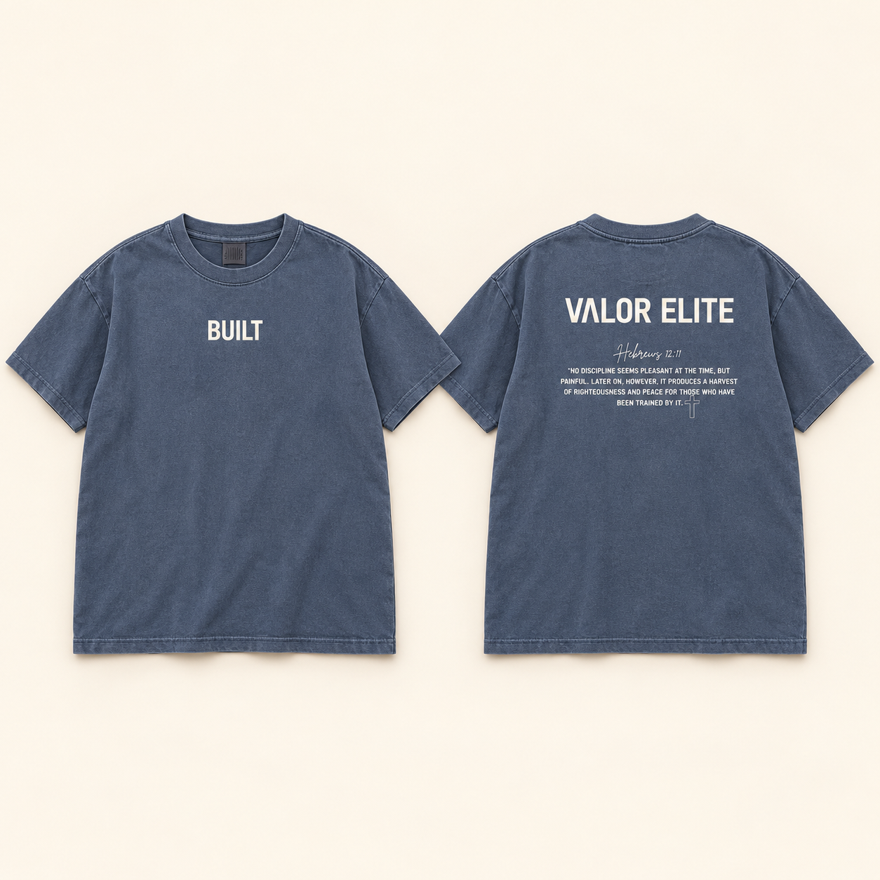Washed Blue BUILT Tee product preview
